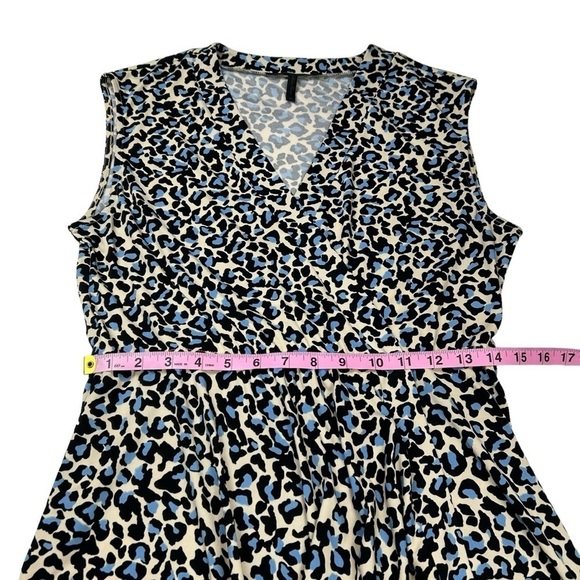 BCBGMaxazria Animal Print Faux Wrap Dress - Picture 9 of 12